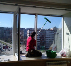 Мытье окон в однокомнатной квартире Исилькуль